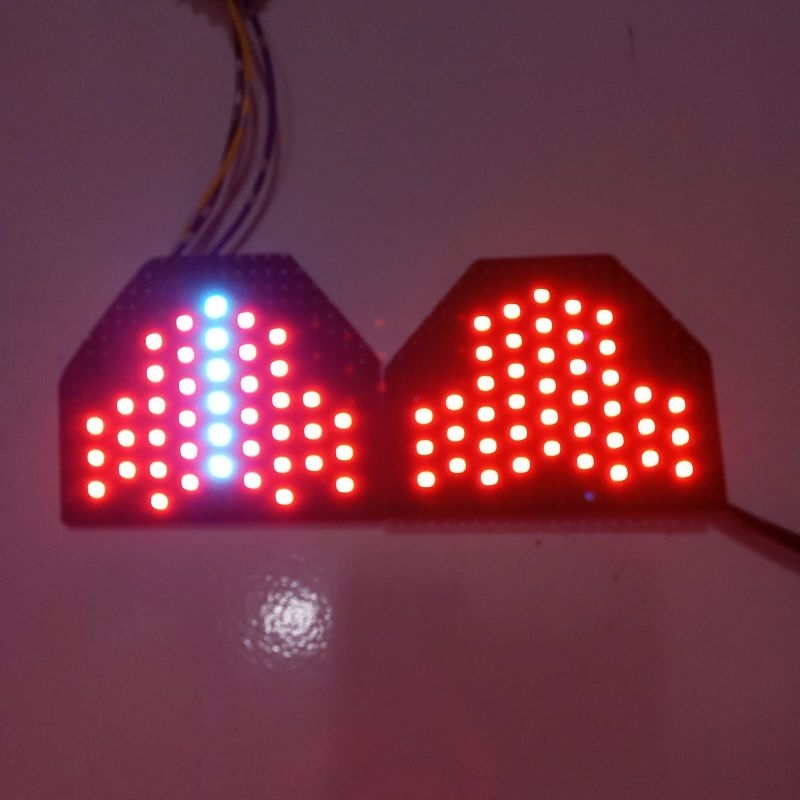 STOPLAMP RUNNING / LAMPU STOP RUNNING BEAT FI STREET ECO 2016 - 2019 8 MODE