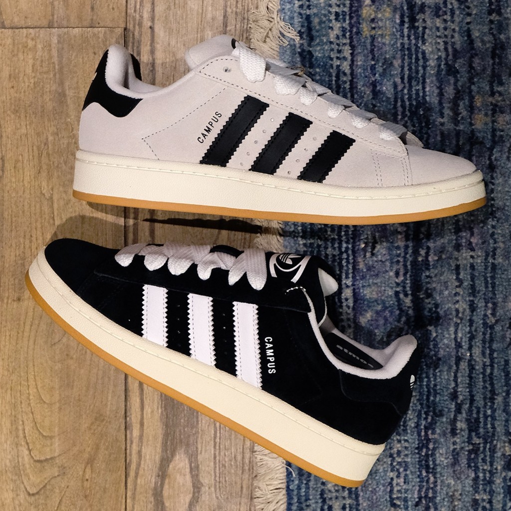 Sepatu sneakers sneakers pria laki laki dan perempuan cewek dan cowok adidasan campuser warna hitam 