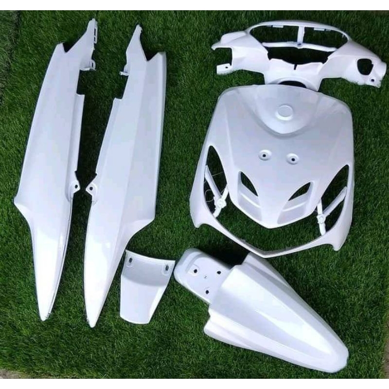 Cover Full Body Yamaha Mio Smile Warna Putih/full body halus Yamaha Mio smile