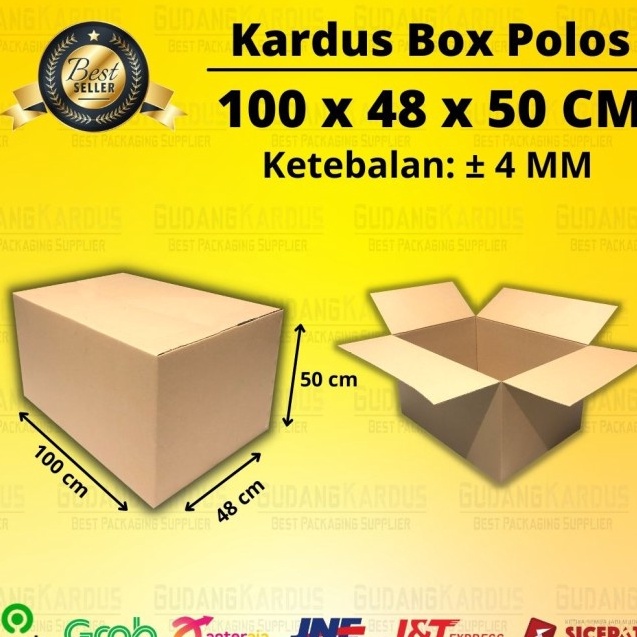 

Penawaran Terbaik Tahun Ini Kardus Karton Box 1x48x5 CM Kotak Dus Packing Pindahan Jumbo Polos