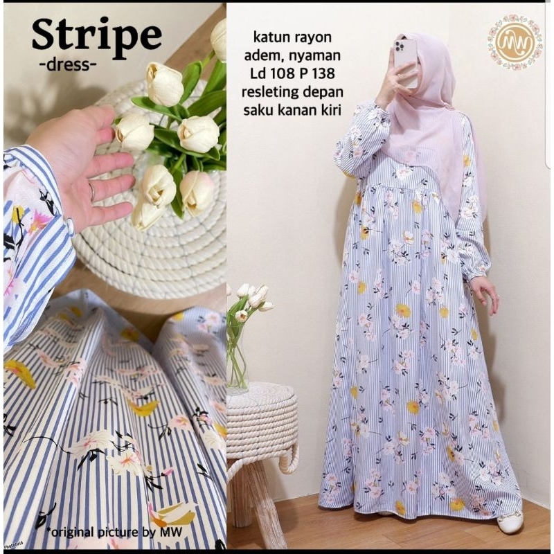 STRIPE DRESS BY MBA WISNU/FAMMA DRESS BY MBA WISNU/KALAFINA DRESS BY ANTY