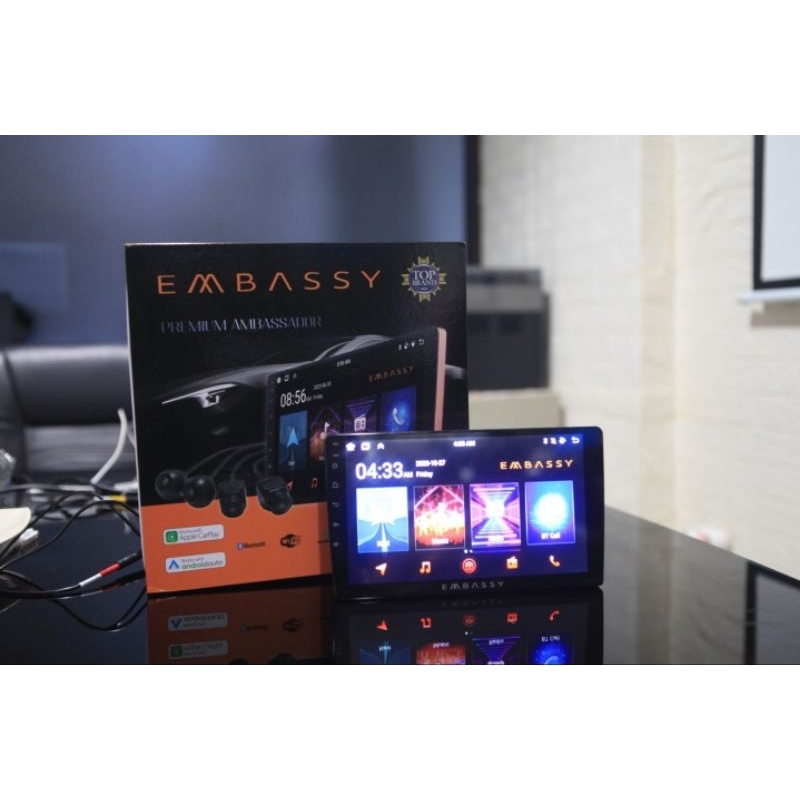 Android Embassy 9" QLED Embassy 4/64GB Plus Kamera 360°