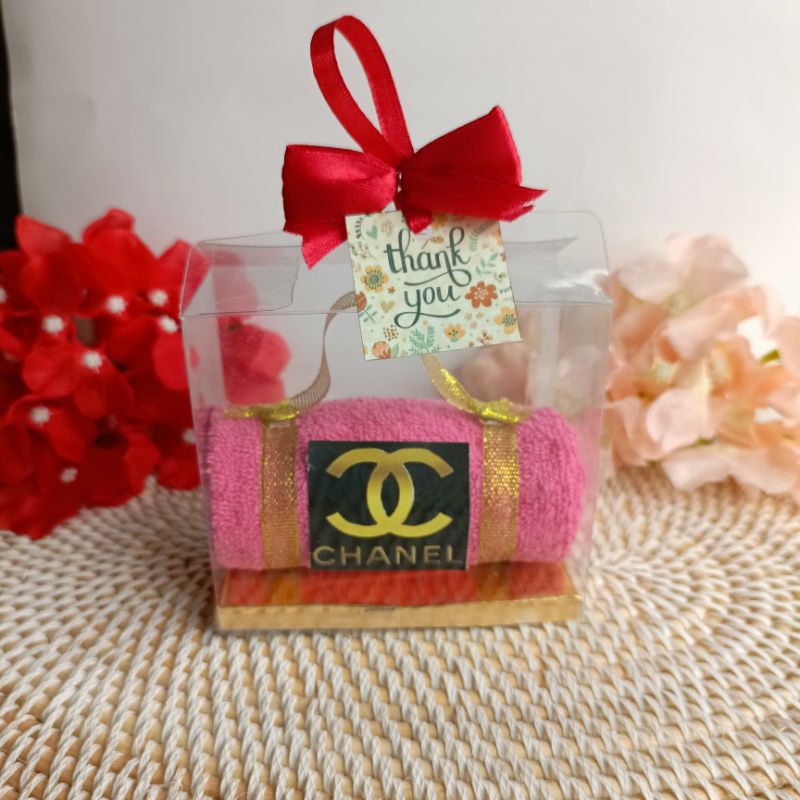 Souvenir handuk tas (30 x 30 cm) /souvenir pernikahan/souvenir kelahiran