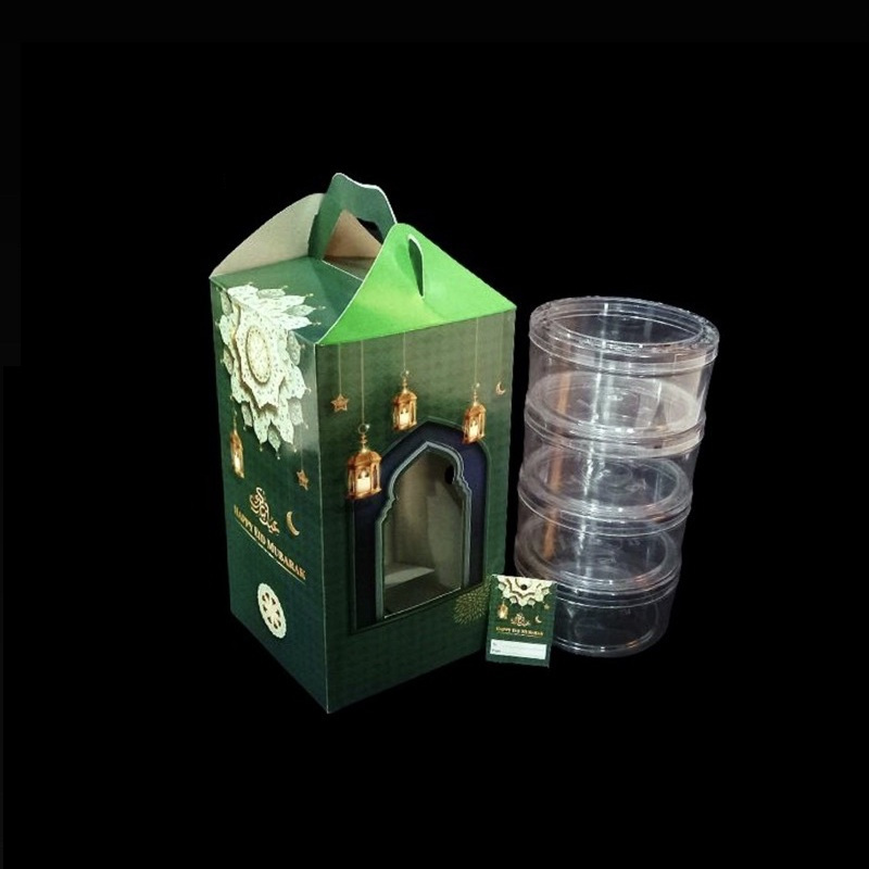 

(5 pcs) kardus tenteng toples 500 gram dus 4 toples 500 gram box parcel lebaran toples kuker hampers 15x15x28 cm