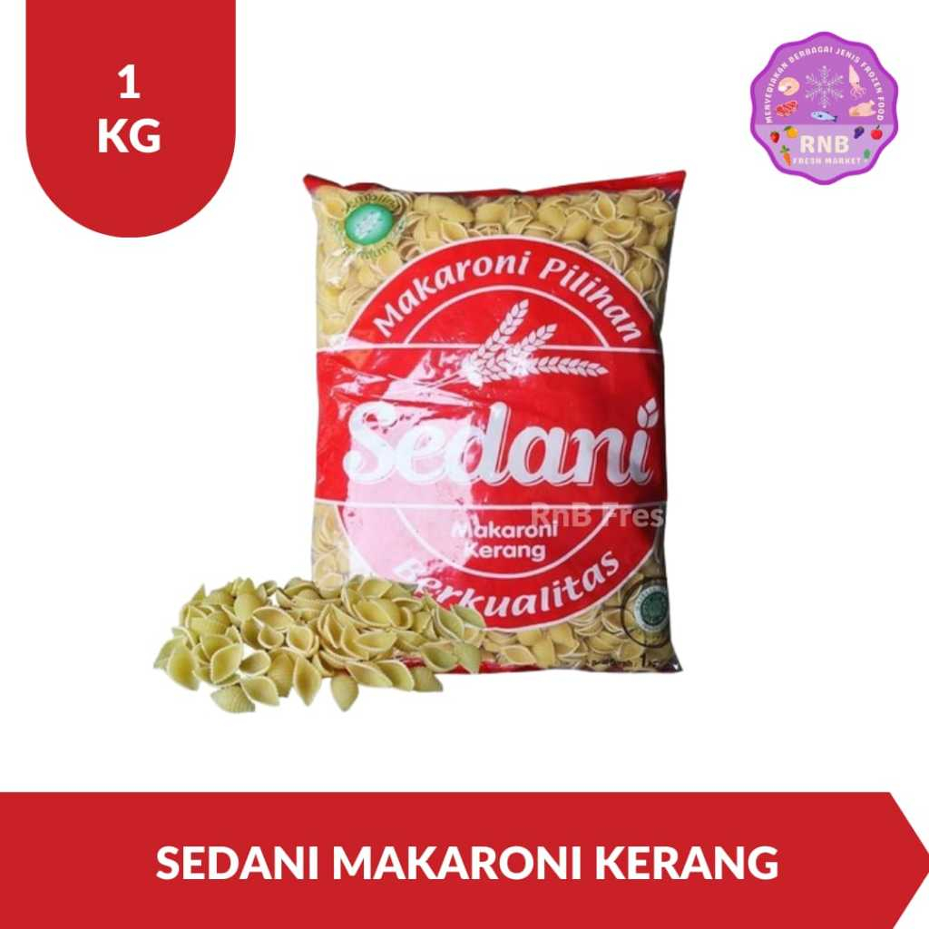 

Sedani Makaroni Kerang Netto 1 Kg