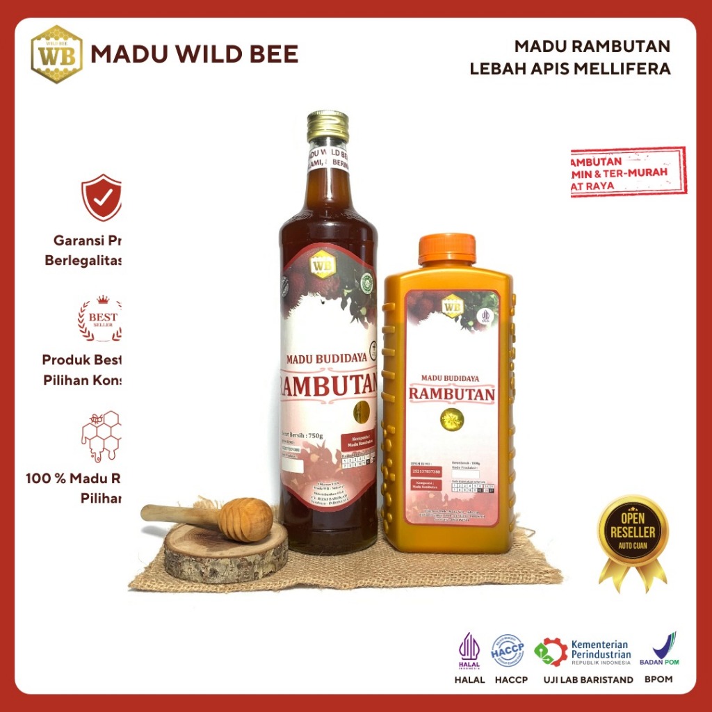 

WB Wild Bee - Madu Rambutan / Lebah Apis Melifera - Wild Bee