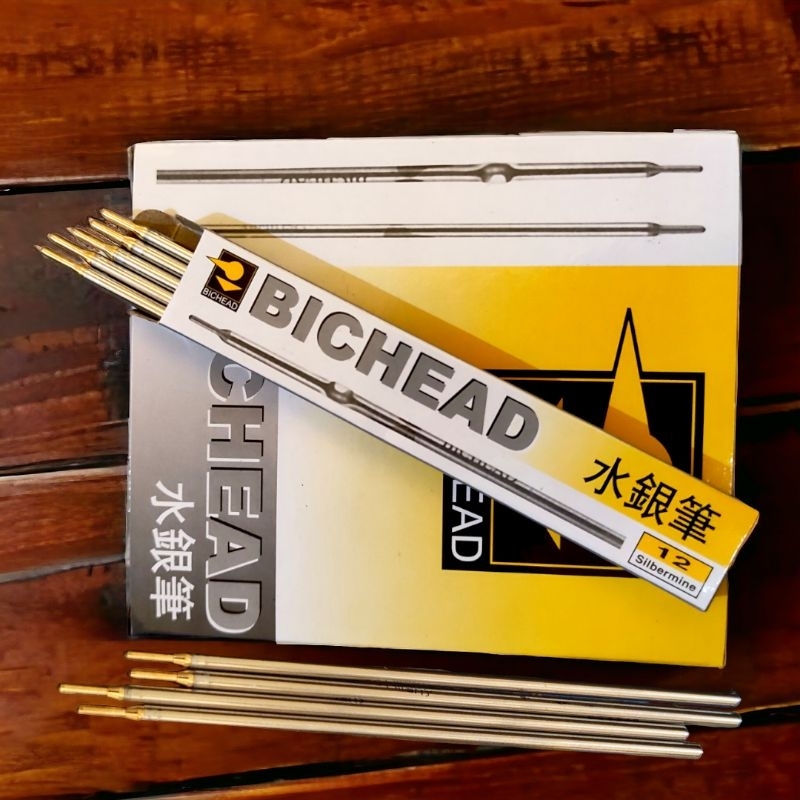 

Pen Pola Silver Bighead / pen putih/pen guris/ Pena Pola Leather Pen