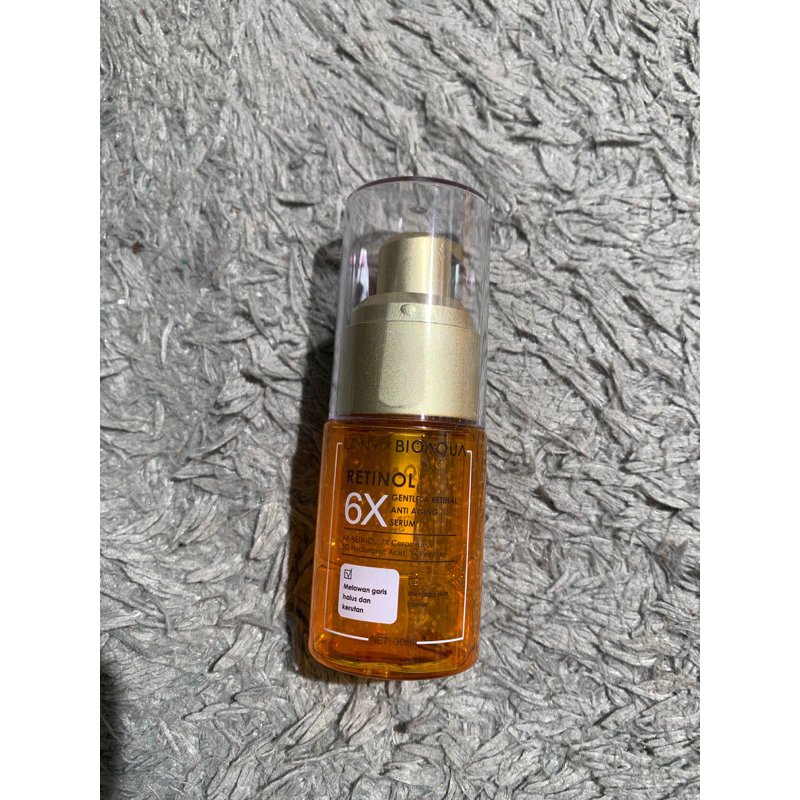 [PRELOVED] BIOAQUA 6X Gentle-A Retinol Serum Wajah Anti Aging Essence 30ml Dark Spot Serum Brighteni