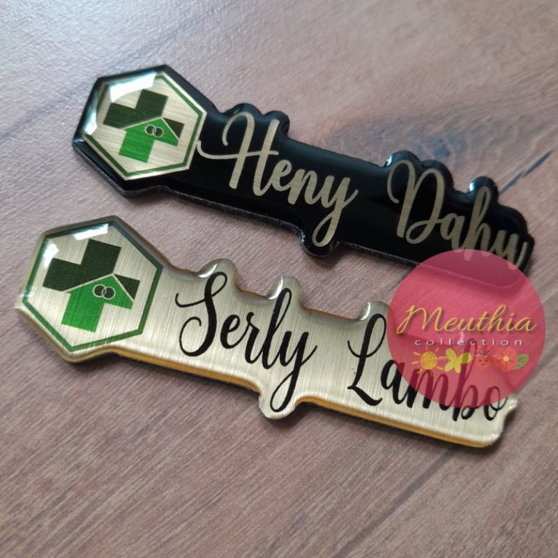 

Papan Nama Nametag Logo Kesehatan Puskesmas