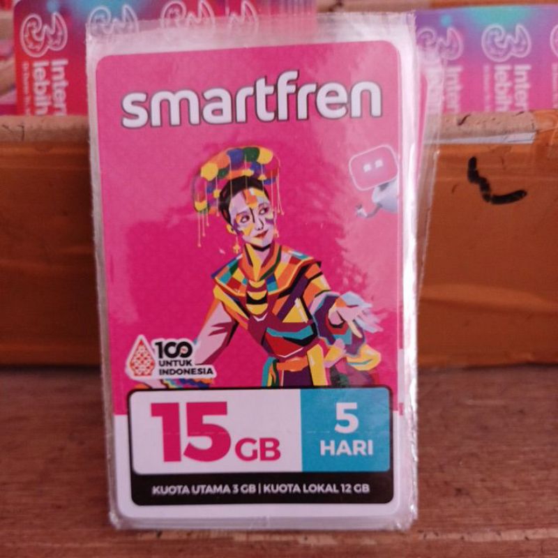 VOUCHER SMARTFREN 15GB 5Hr