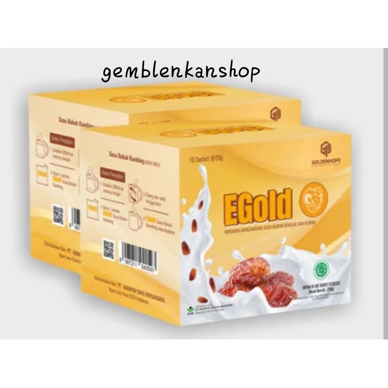 

EGOLD susu etawa gold 1box 10sachet