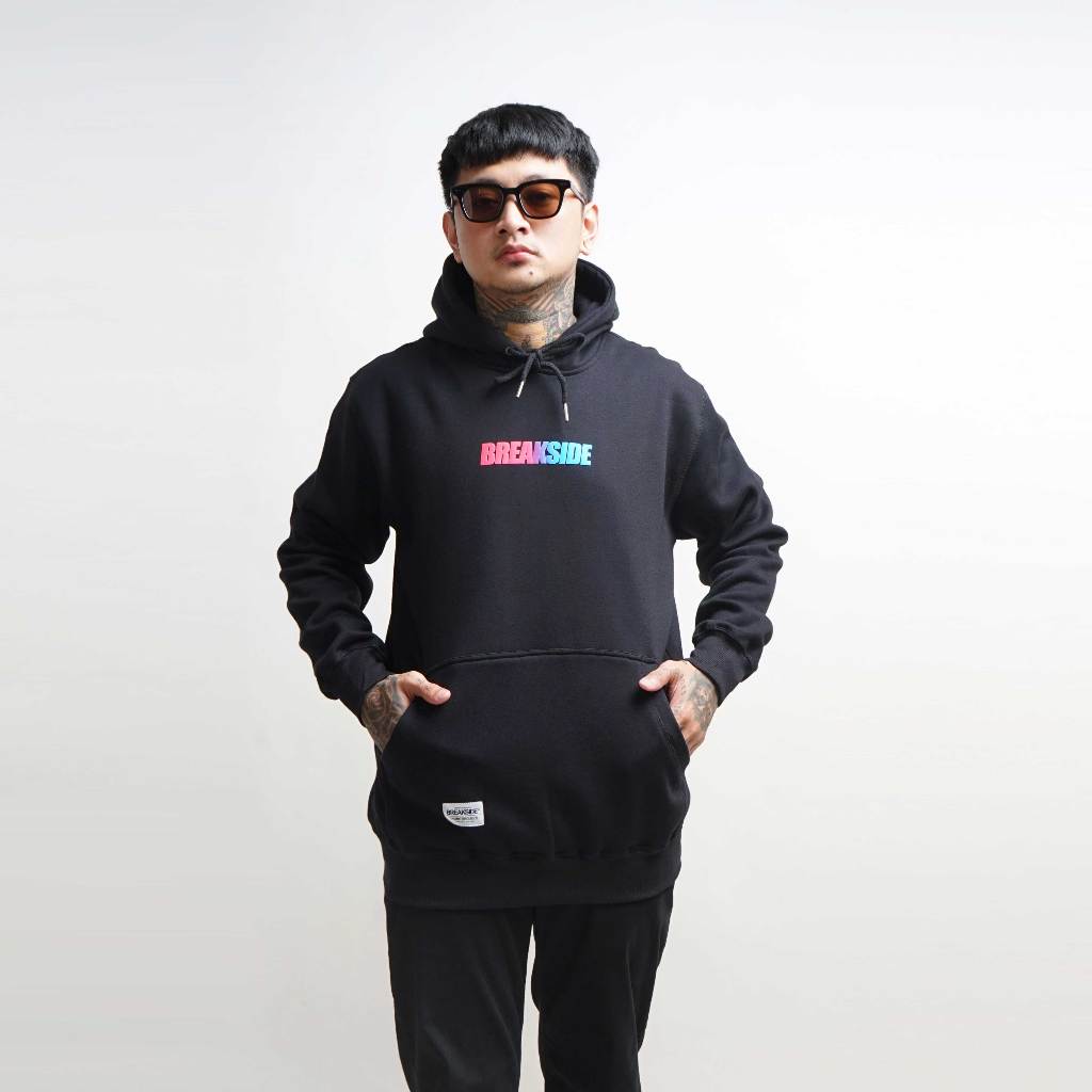 Terbaru Breakside Hoodie Instinct - Black Hoodie Pria