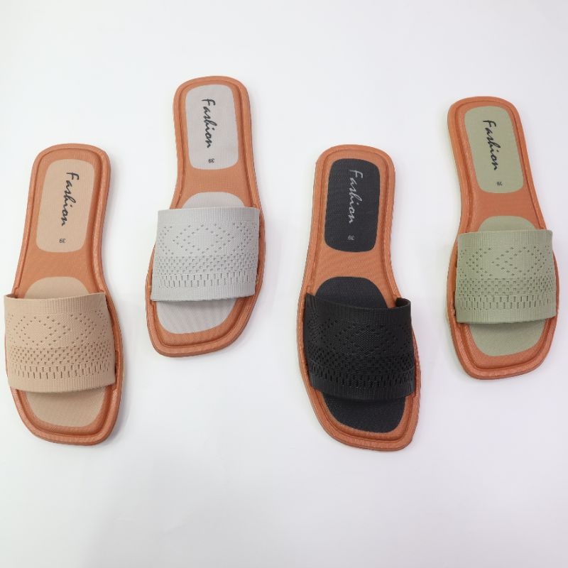 [Glory] Sandal Slop Wanita Boloni/Sandal Flat Wanita