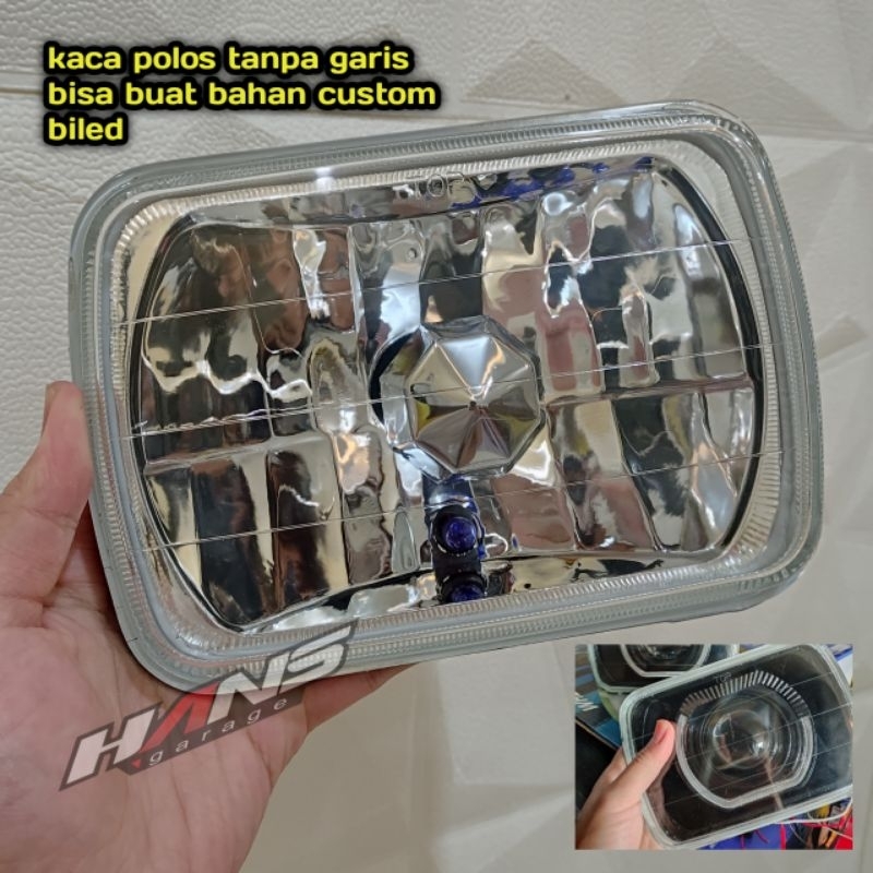 headlamp lampu polos bisa buat bahan proji utama kotak kristal 7 inch L300 feroza cary dll bisa buat
