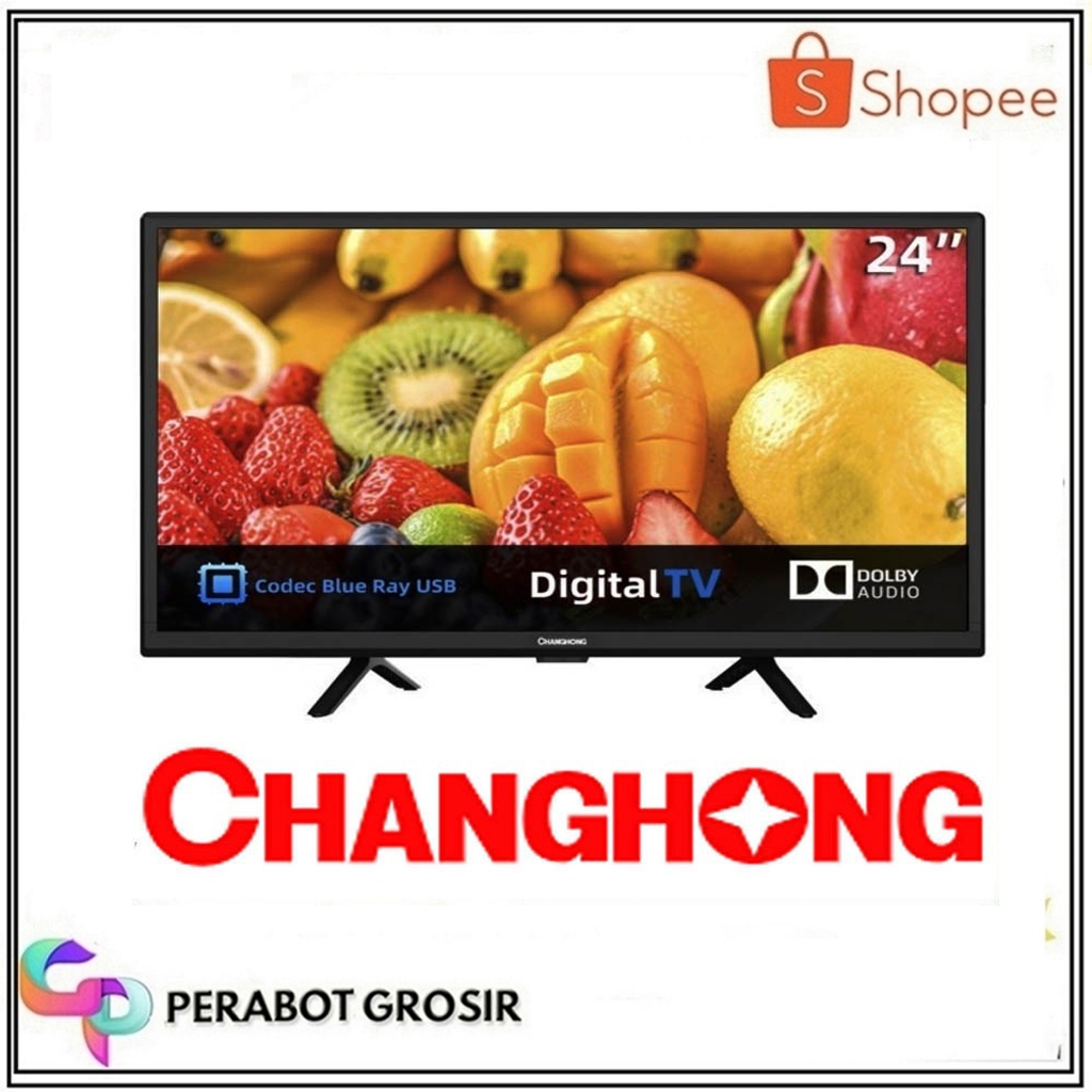 Led Tv Changhong 24 Inch L24wg5w Digital Tv - Garansi Resmi