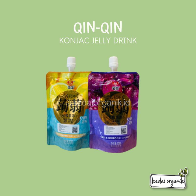 

Qin Qin Konjac Jelly Drink fruit flavour 130gr