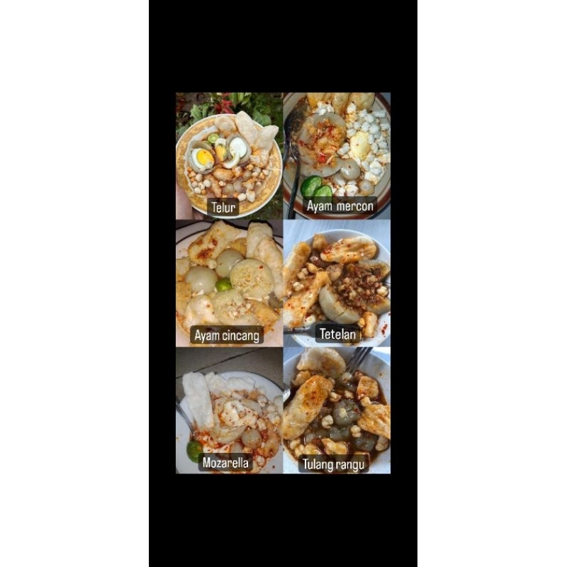 

baso aci varian topping