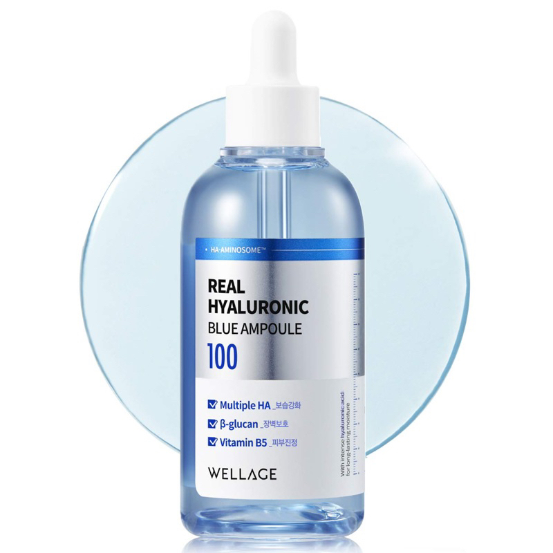 WELLAGE Real hyaluronic blue 100 Ampoule 100ml