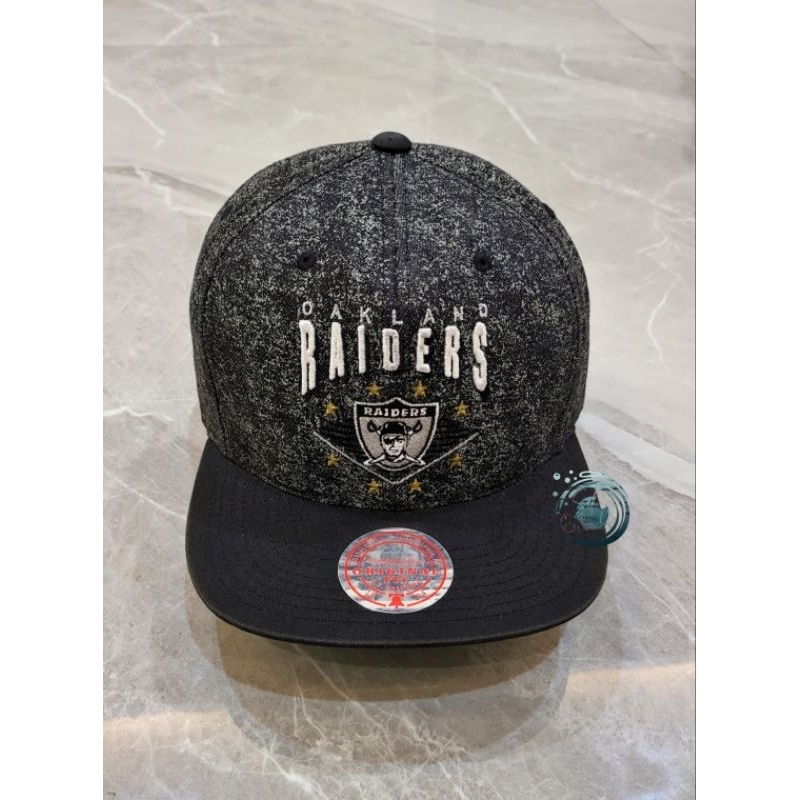 Topi Branded MITCHELL AND NESS original  x NFL x RAIDERS OAKLAND [ Koleksian ]