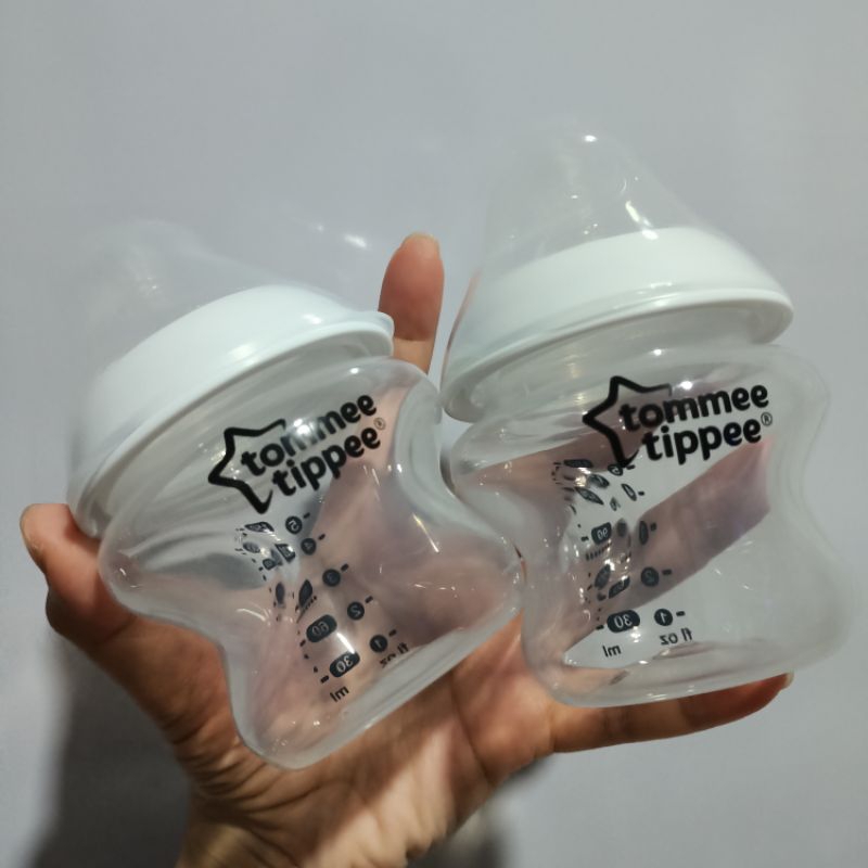 Preloved Botol PP Tommee Tippee Close to Nature Clear 150 ml sisa 1 pc