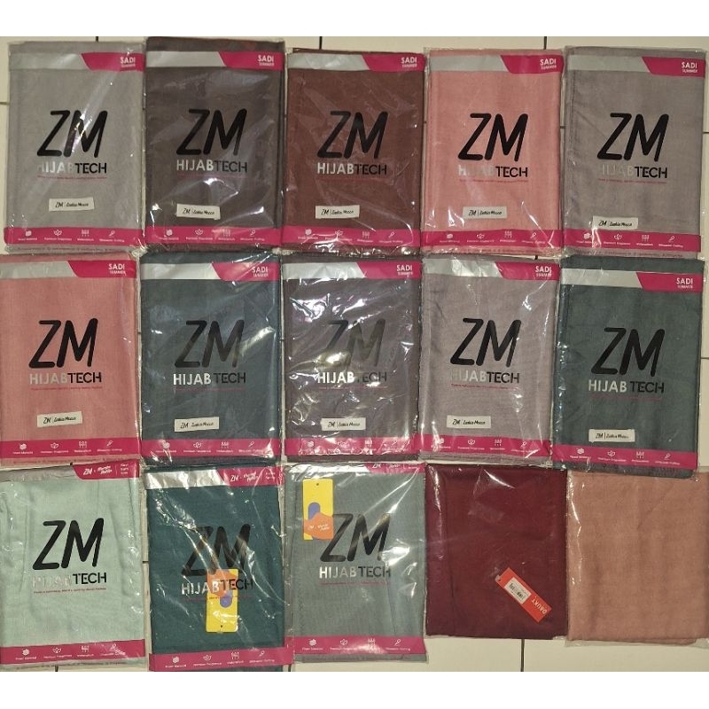Hijab Polos Brand ZM, Dauky, Zoya, Elzatta dll rijek minor