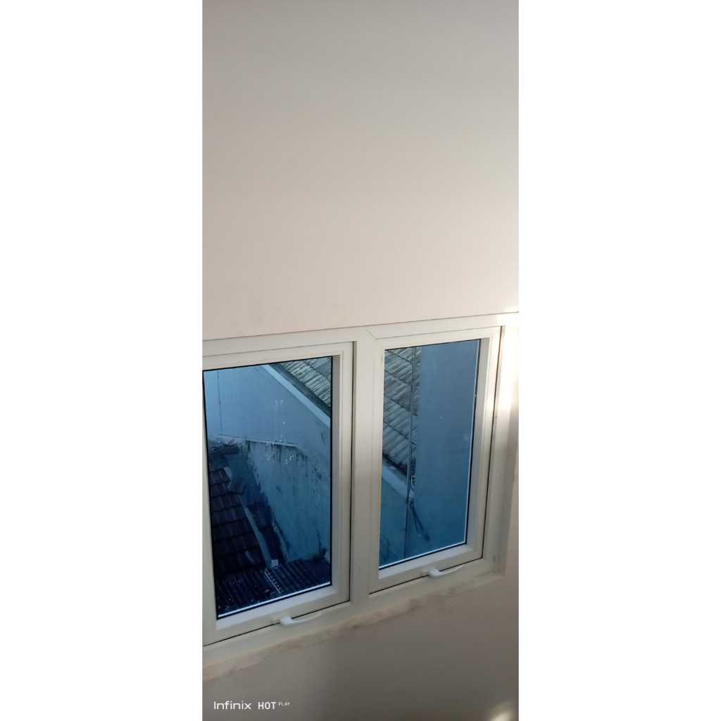 Jendela upvc jungkit 2d / jendela kamar upvc jungkit 2d