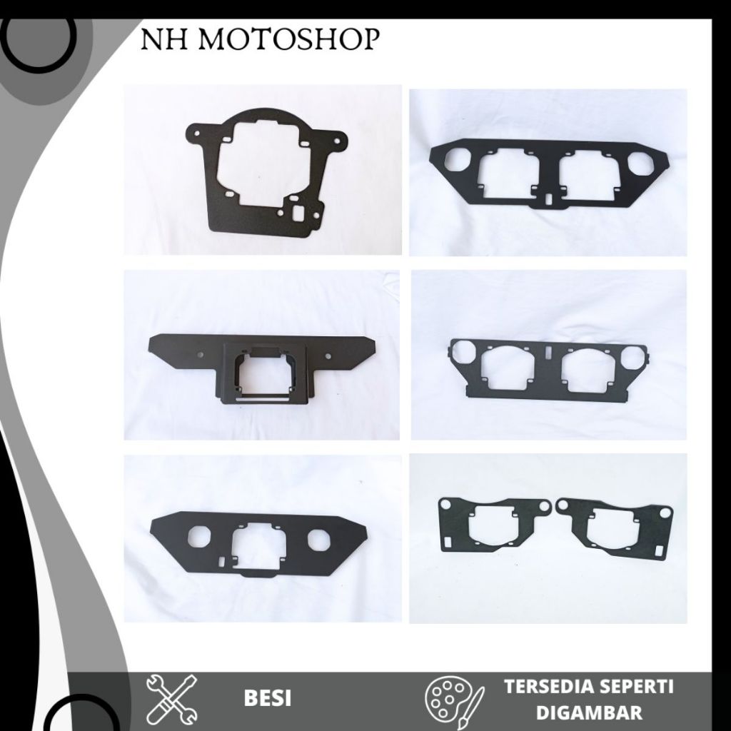 BRACKET BILED AES KENZO VINYX CR7 2,5 INCH MATRIX AEROX NINJA FI VARIO NEW PCX 150 160 BEAT DELUXE N