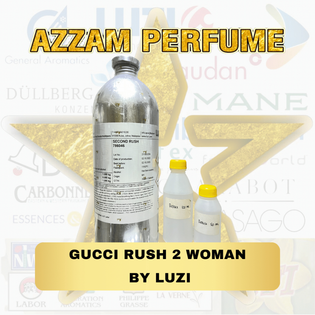 BIBIT PARFUME SECOND RUSH BY LUZI 50ML/100ML REPACK