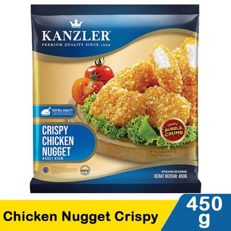 

Kanzler Crispy Chicken 450gr/Nuget Ayam Kanzler