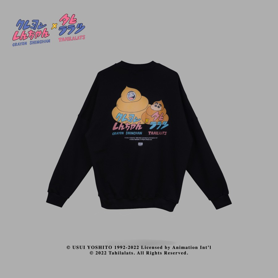 HSCO Oversized Crewneck Shinchan X Tahilalats Poop
