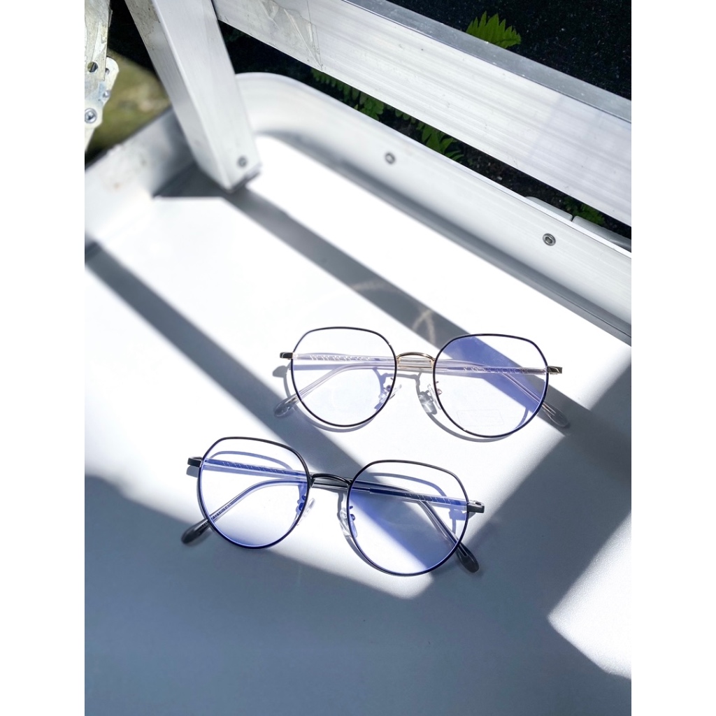 Kimber frame fergyealook kacamata hexa bulat untuk wajah lonjong atau pipi chubby