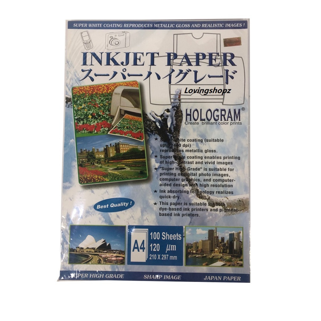 

Kertas Inkjet Paper ukuran A4