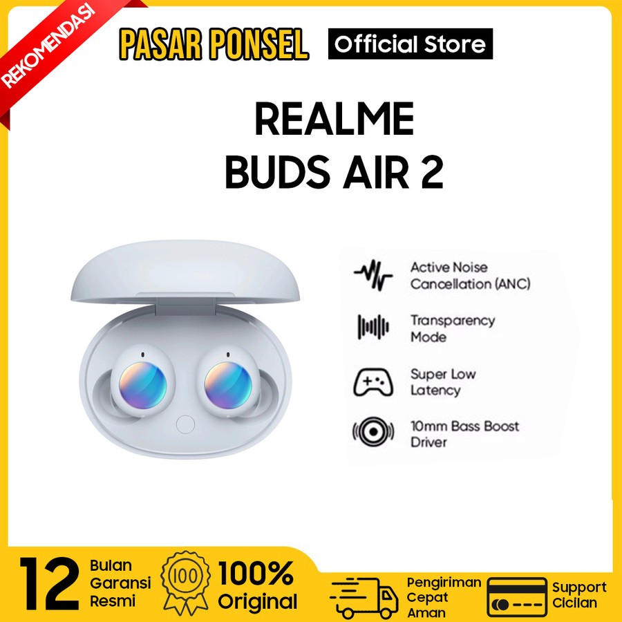 REALME BUDS AIR 2 GARANSI RESMI REALME TERMURAH