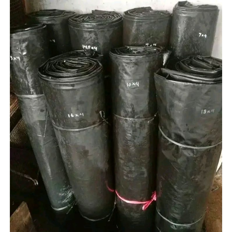 Geomembran 200 micron plastik HDPE bekas layak pakai