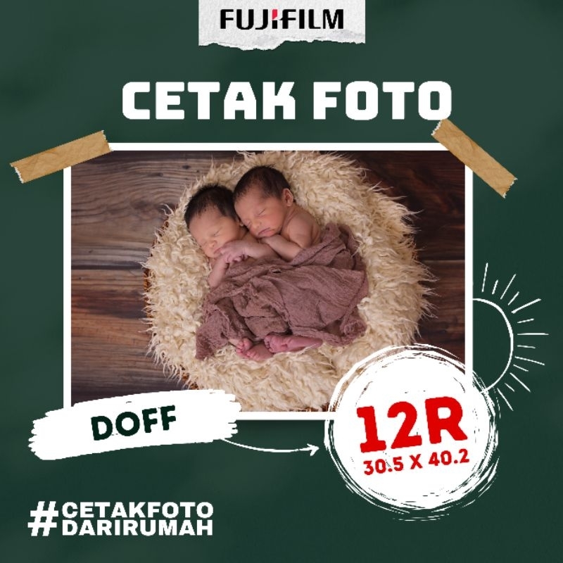 CETAK FOTO 12R DOFF FUJIFILM LUCKY KODAK | ANTI AIR ANTI LUNTUR