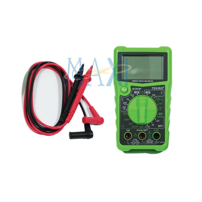 TEKIRO Multitester / Avometer Digital ukuran kompak - Compact Size Digital