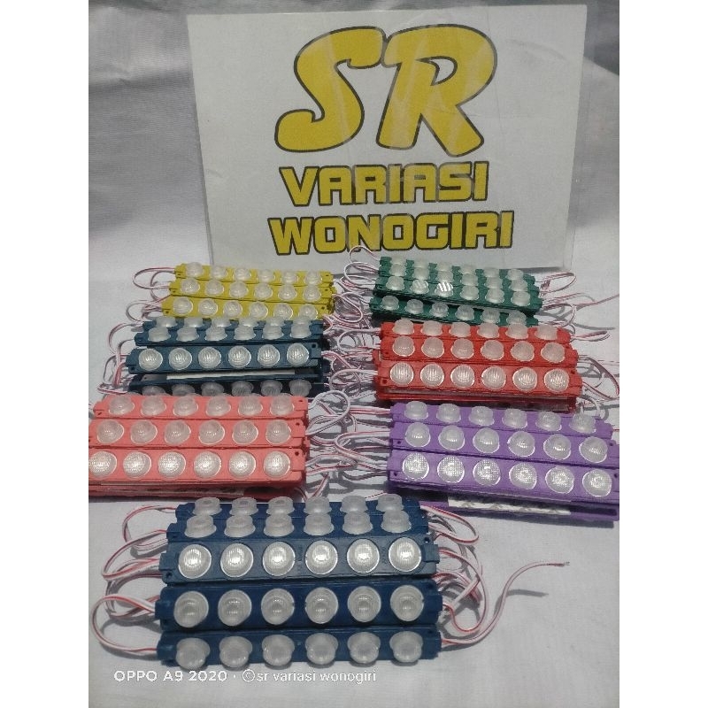 lampu led 6 mata super terang 12V dan 24V