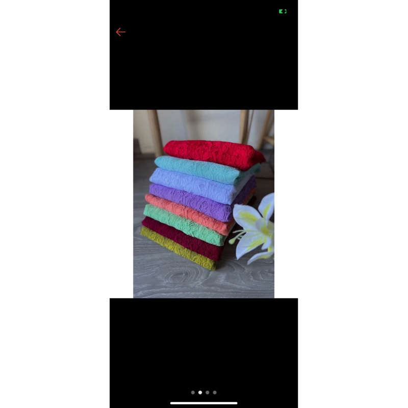 kain kebaya semi prancis premium alamanda