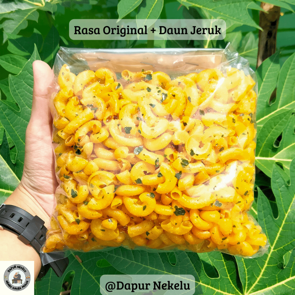 

Makaroni Goreng Gurih Kriuk 250 Gram | Pedas | Keju | Original | Daun Jeruk | Nekelu