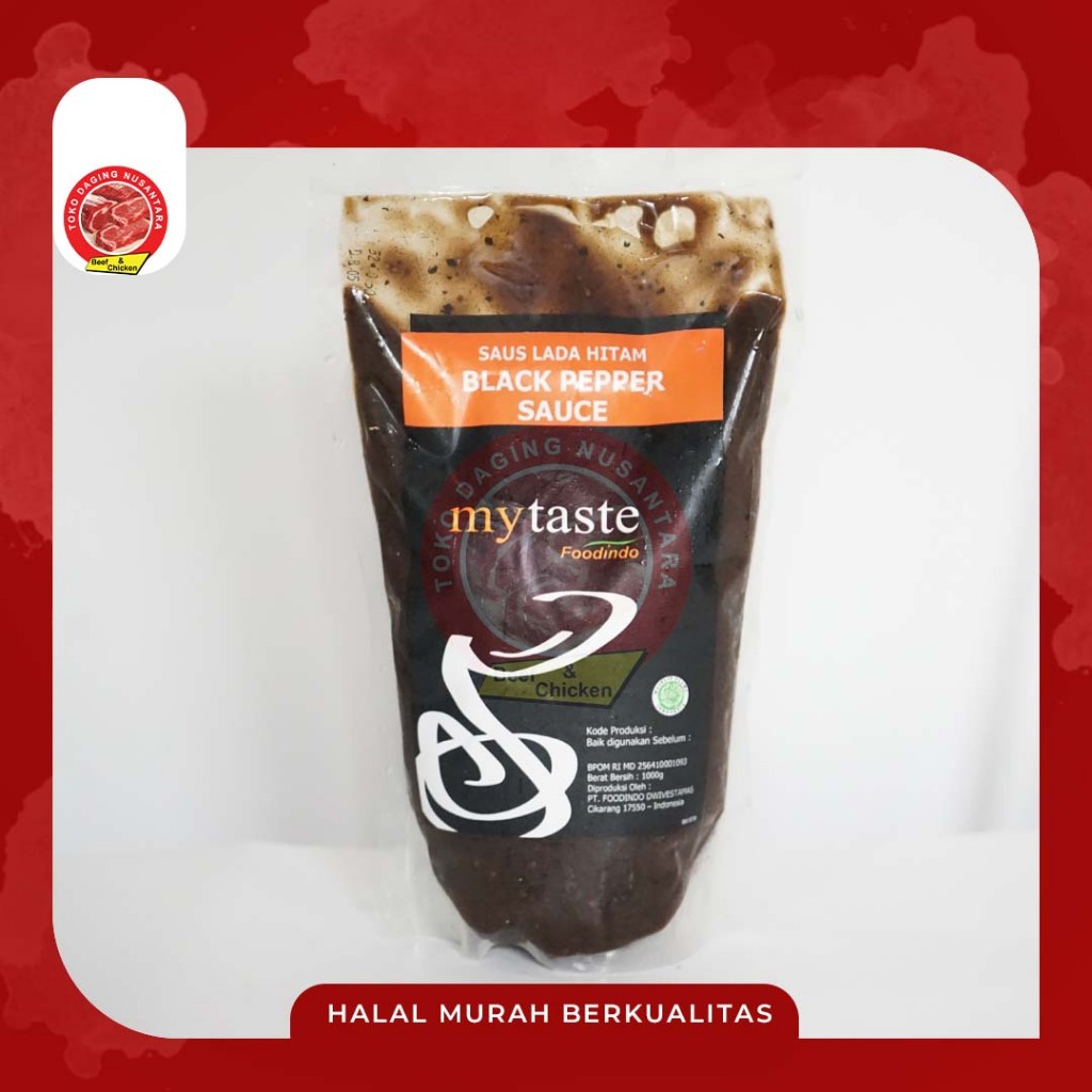 

MY TASTE BLACK PEPPER SAUCE 1000GR