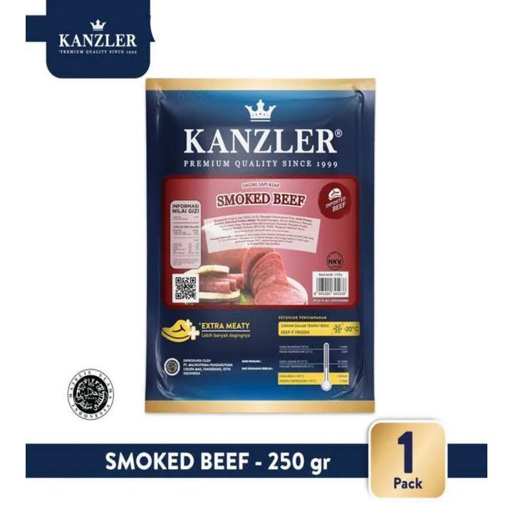 

Kanzler Smoked Beef 250gr (12 Pcs)