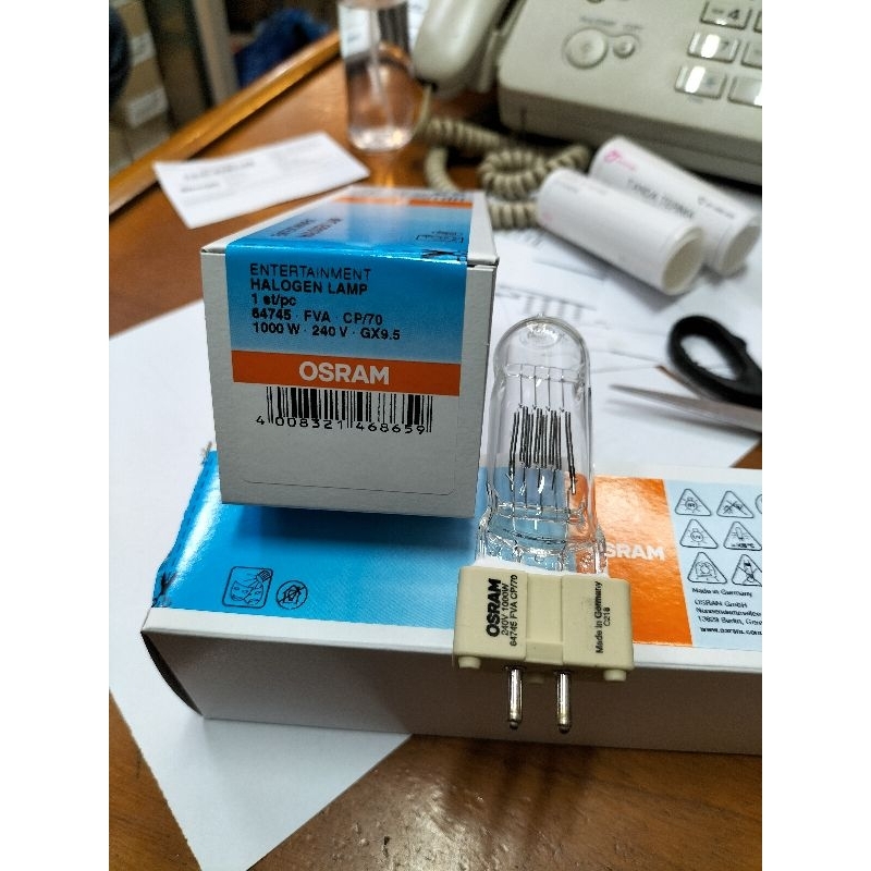 Lampu Hologen Display Optic Osram 240v 1000w CP70 64745 GX9,5