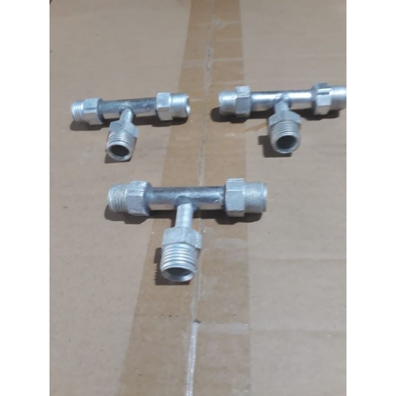 Nepel T 3/8 r134 pipa ac mobil ori alumunium