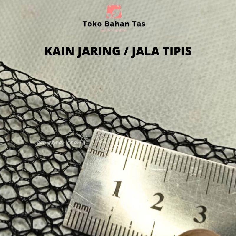 Partenzil Kain Jaring / Jala Meteran Tipis Untuk Tas