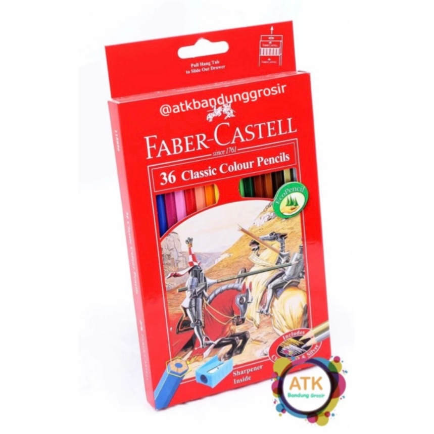 

Pensil Warna Faber-Castell 36 Classic Colour Pencils 115856