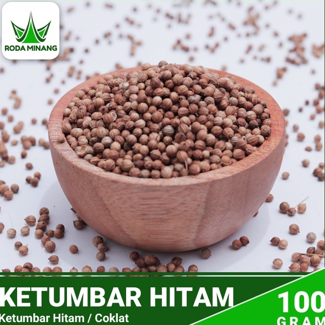 

DISKON Ketumbar Hitam Organik Biji Tumbar Coklat Herbal Premium 1 Gram