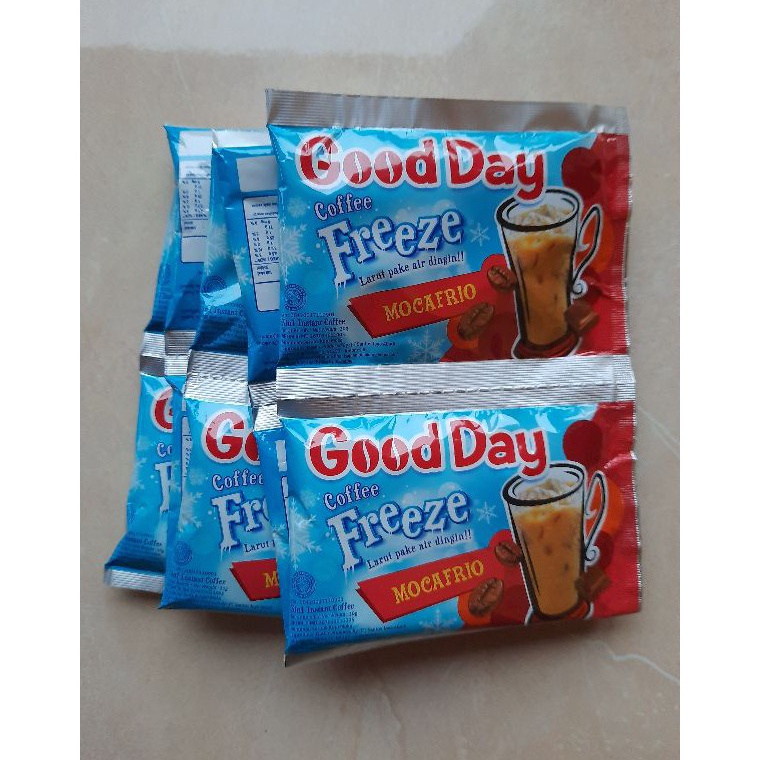 

BEST SELLER Coffee GoodDay Freeze Mocafrio 3g 1 Sachet
