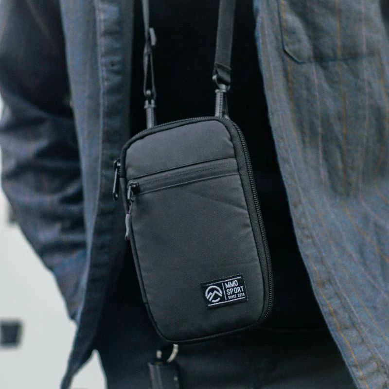 MmoSport - Tas Leher Gantung Hp Dompet Hanging Pocket Original Premium Pria Wanita ANTI AIR Ready Ta