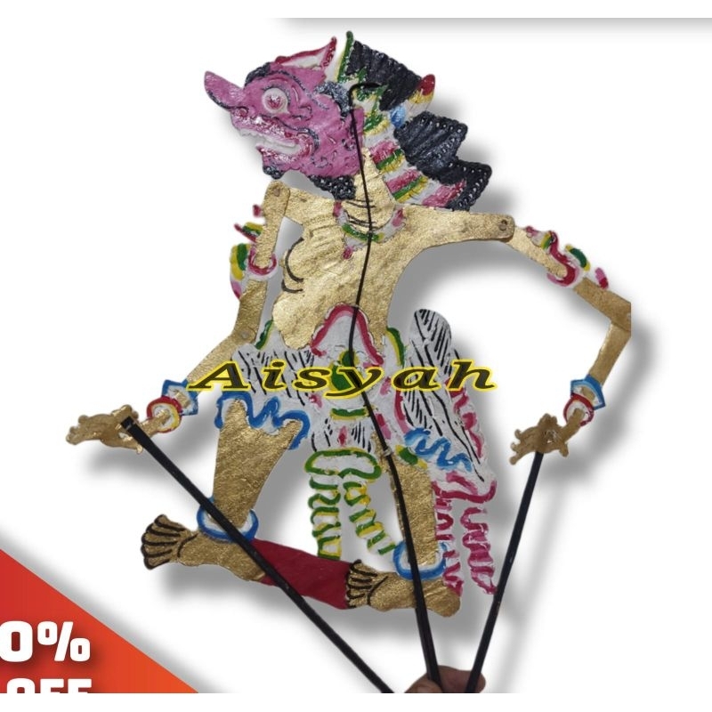 wayang kulit asli dursosono 30cm