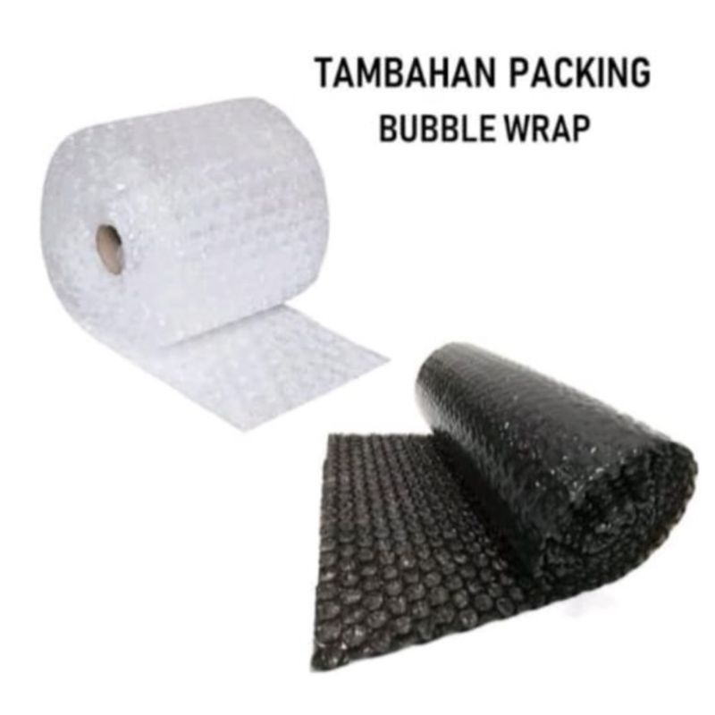 

Bubble wrap untuk tambahan packingan